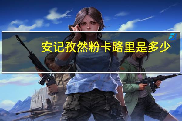 安记 孜然粉卡路里是多少