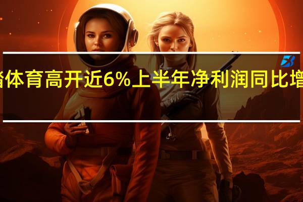 安踏体育高开近6% 上半年净利润同比增长超30%