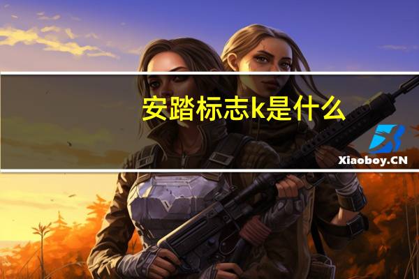 安踏标志k是什么（安踏标志）