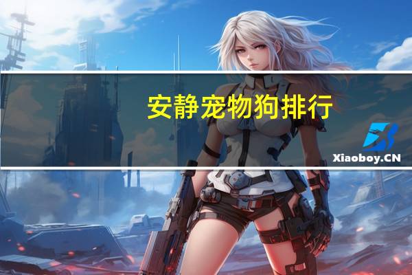 安静宠物狗排行