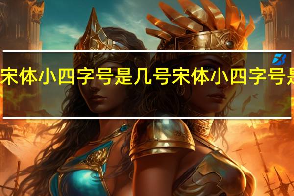 宋体小四字号是几号 宋体小四字号是多大