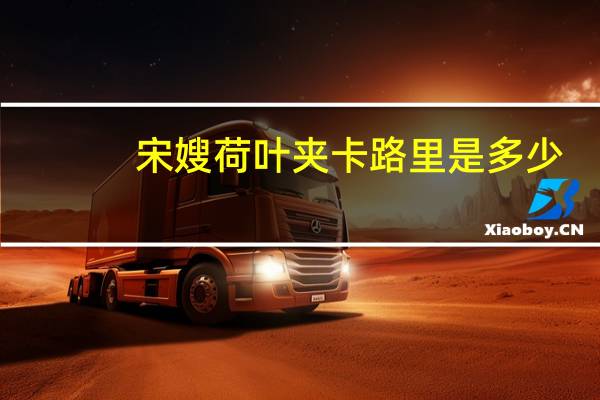 宋嫂 荷叶夹卡路里是多少