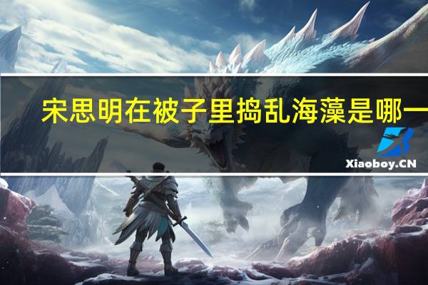 宋思明在被子里捣乱海藻是哪一集（宋思明）