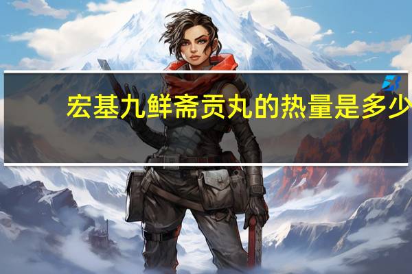 宏基 九鲜斋 贡丸的热量是多少