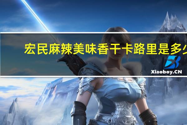 宏民 麻辣美味香干卡路里是多少