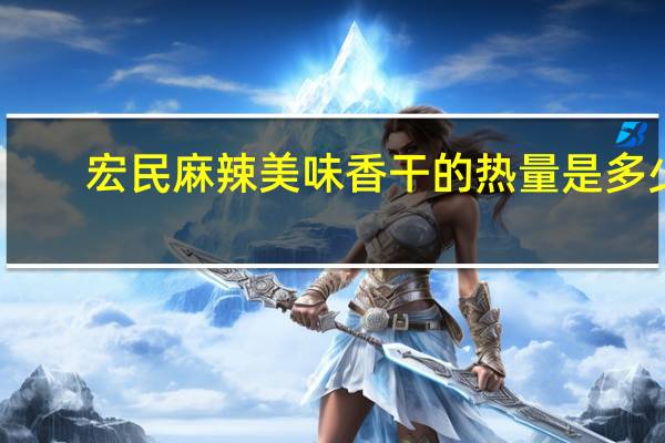 宏民 麻辣美味香干的热量是多少