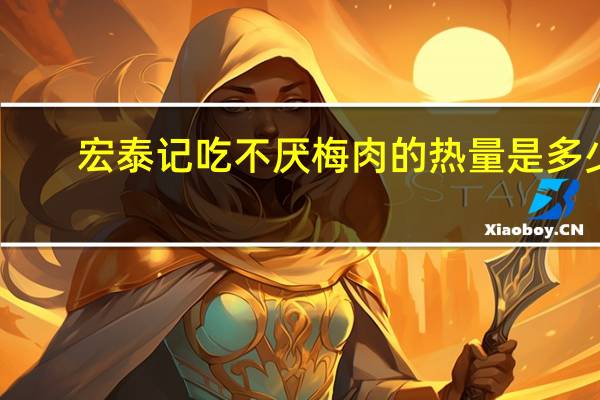 宏泰记 吃不厌梅肉的热量是多少