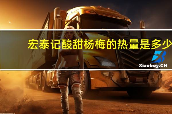 宏泰记 酸甜杨梅的热量是多少