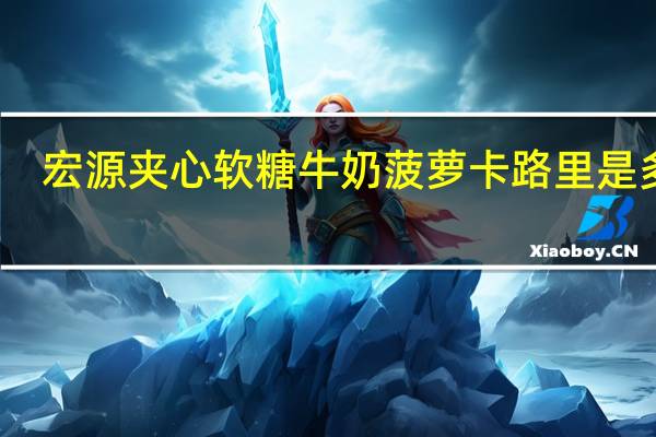 宏源 夹心软糖 牛奶菠萝卡路里是多少