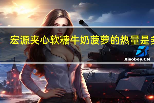 宏源 夹心软糖 牛奶菠萝的热量是多少