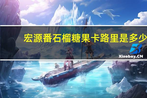 宏源 番石榴糖果卡路里是多少