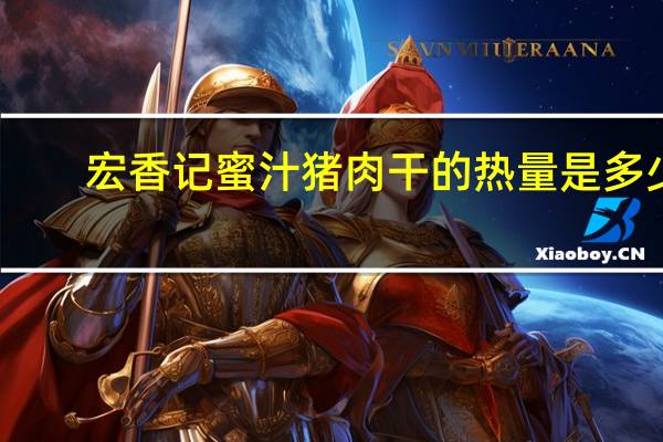 宏香记蜜汁猪肉干的热量是多少