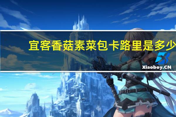 宜客 香菇素菜包卡路里是多少