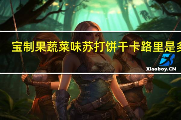 宝制果 蔬菜味苏打饼干卡路里是多少