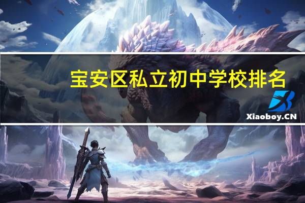 宝安区私立初中学校排名