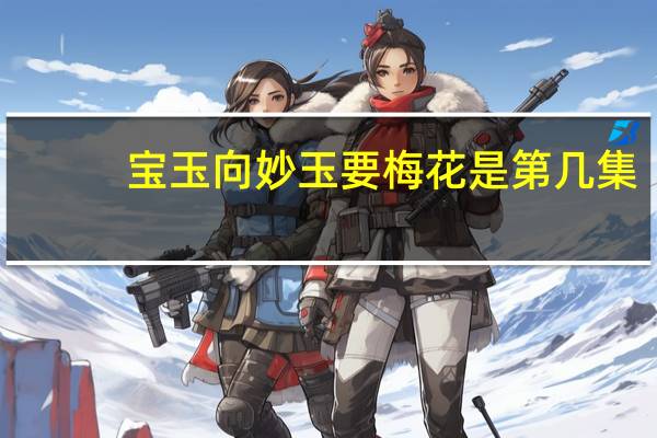 宝玉向妙玉要梅花是第几集