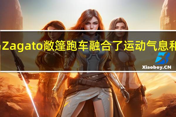 宝马Zagato敞篷跑车融合了运动气息和优雅气质