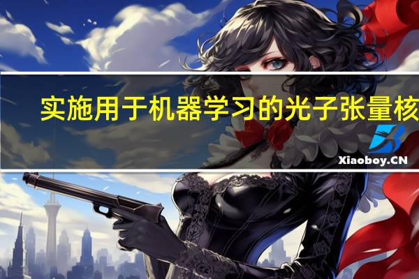 实施用于机器学习的光子张量核心