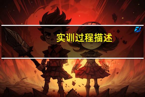 实训过程描述