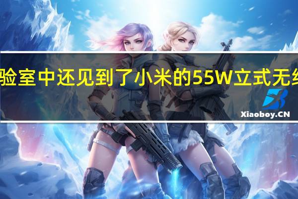 实验室中还见到了小米的55W立式无线充电板