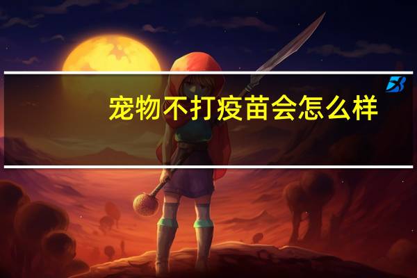 宠物不打疫苗会怎么样