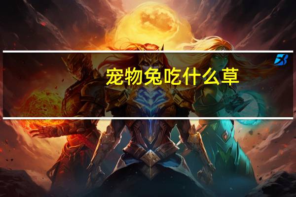 宠物兔吃什么草