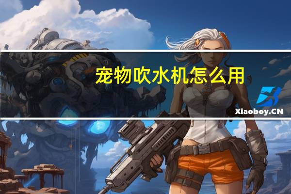 宠物吹水机怎么用