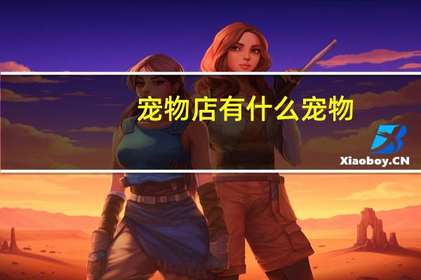 宠物店有什么宠物