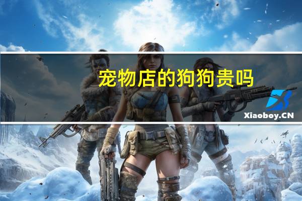宠物店的狗狗贵吗