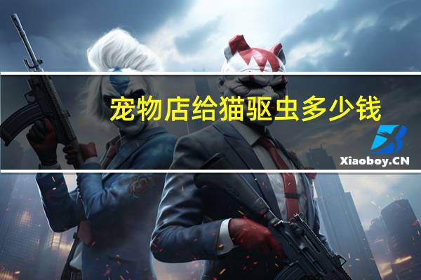 宠物店给猫驱虫多少钱