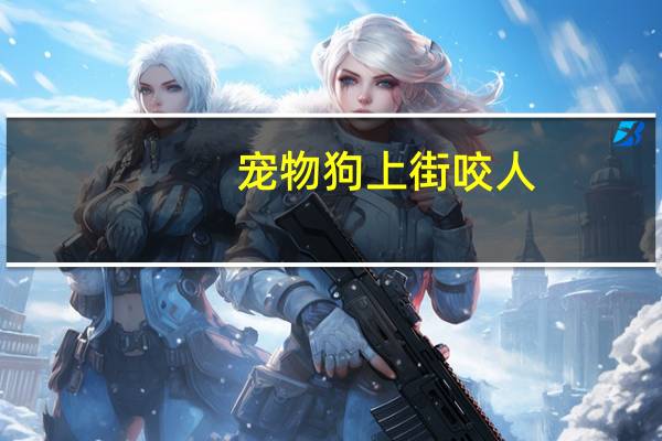 宠物狗上街咬人