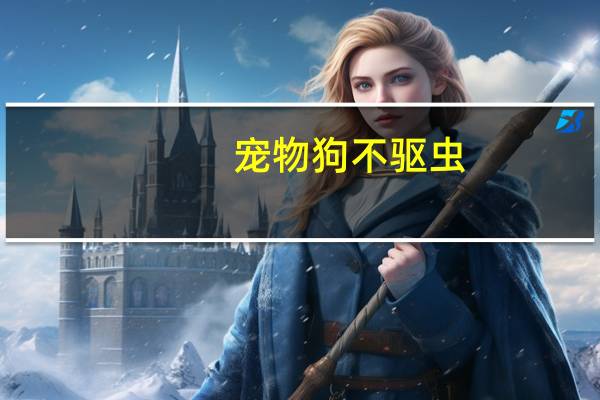 宠物狗不驱虫