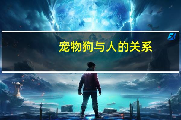 宠物狗与人的关系