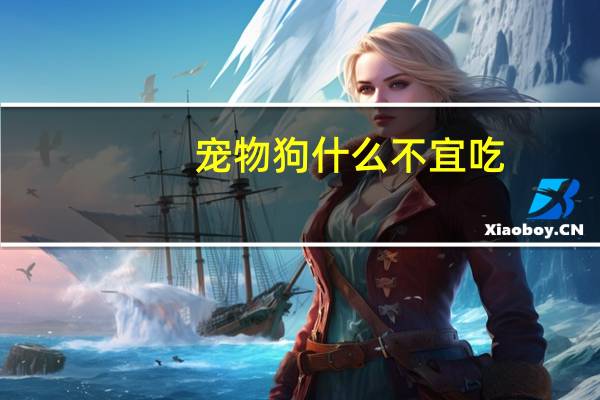 宠物狗什么不宜吃
