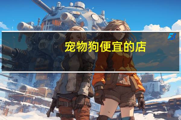 宠物狗便宜的店