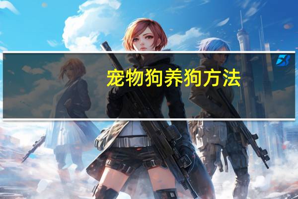 宠物狗养狗方法