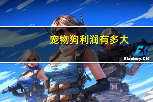 宠物狗利润有多大