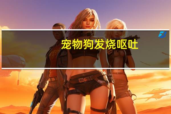 宠物狗发烧呕吐