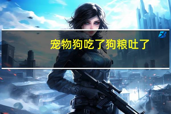 宠物狗吃了狗粮吐了