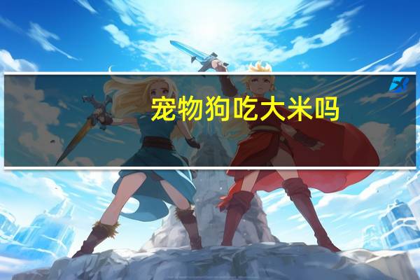 宠物狗吃大米吗