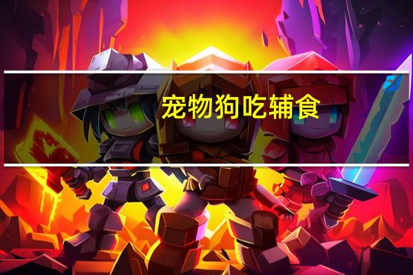 宠物狗吃辅食