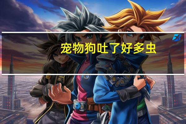 宠物狗吐了好多虫