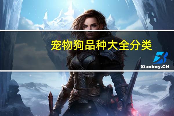 宠物狗品种大全分类