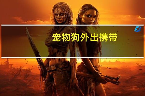 宠物狗外出携带