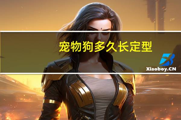 宠物狗多久长定型