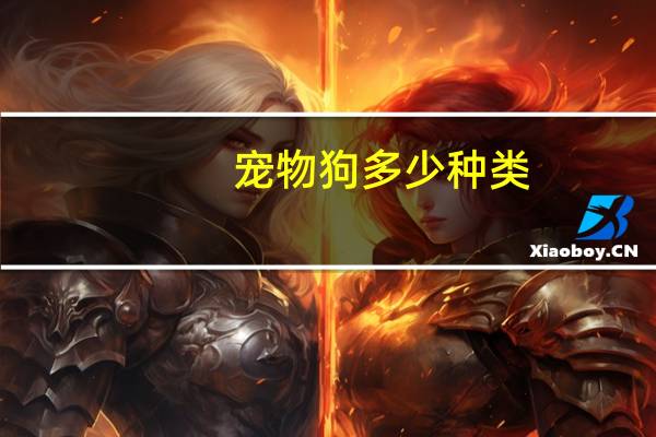 宠物狗多少种类