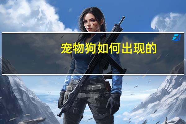 宠物狗如何出现的