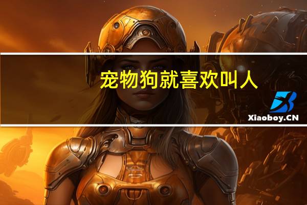 宠物狗就喜欢叫人
