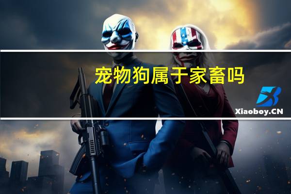 宠物狗属于家畜吗