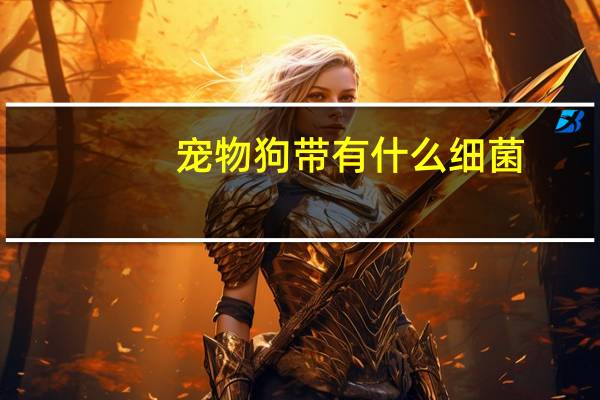 宠物狗带有什么细菌